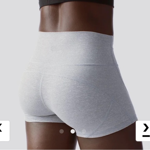 Born Primitive grey & white striped booty shorts - Picture 7 of 7